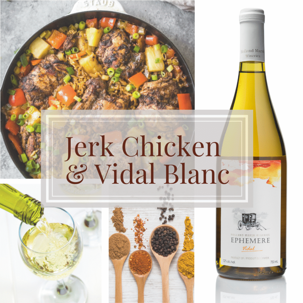 Spring Wine Pairing with Jerk Chicken